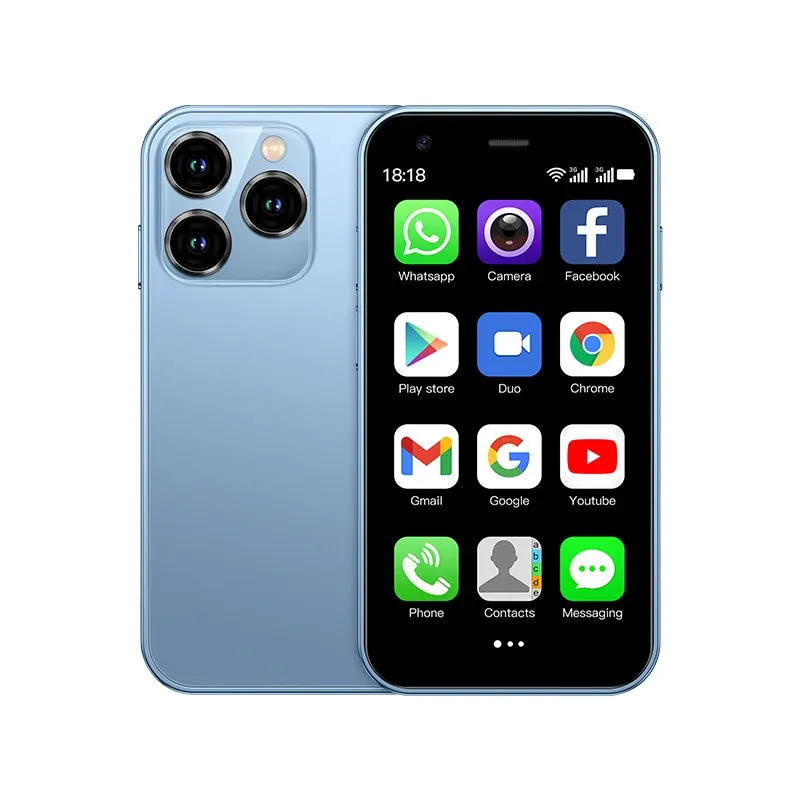 New SERVO 15SE 3.0" Mini Smartphone Dual SIM 3G WCDMA Android 8.1OS 2GB 16GB GPS WIFI Portable Small Mobile Phone Low Price Great Gift