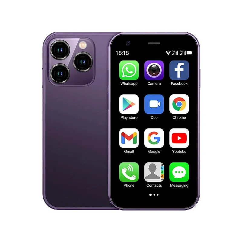 New SERVO 15SE 3.0" Mini Smartphone Dual SIM 3G WCDMA Android 8.1OS 2GB 16GB GPS WIFI Portable Small Mobile Phone Low Price Great Gift