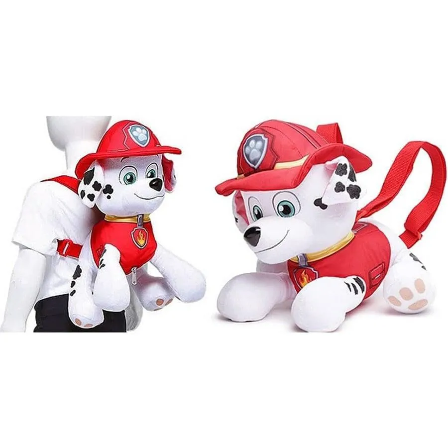 Nichelodeon Paw Patrol Marshall Plush Kids Backpack