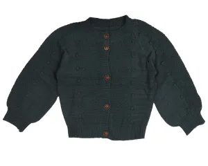 Noma Teal Textured Cardigan