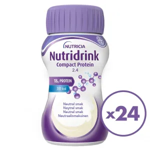 NUTRIDRINK Compact Protein Neutraali 24 pulloa