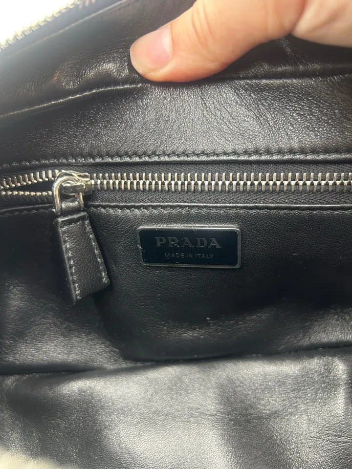 NWT Prada Nappa Antique 2001 Re-edition Bauletto Bag