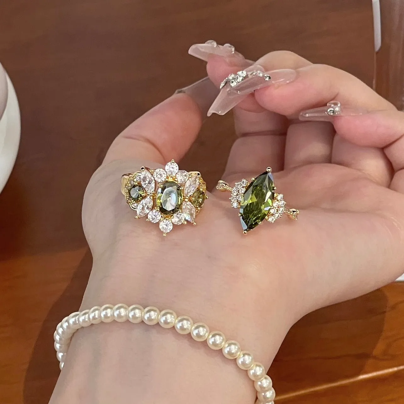 Opulent Peridot Ring