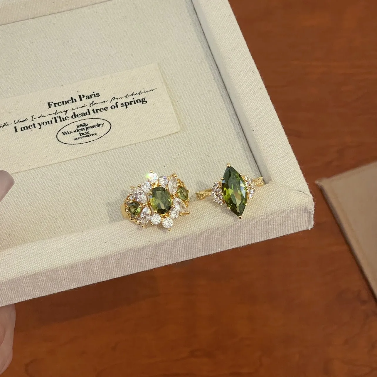 Opulent Peridot Ring
