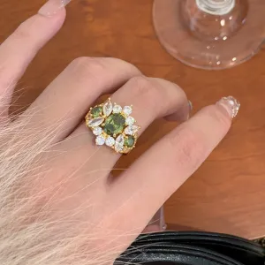 Opulent Peridot Ring