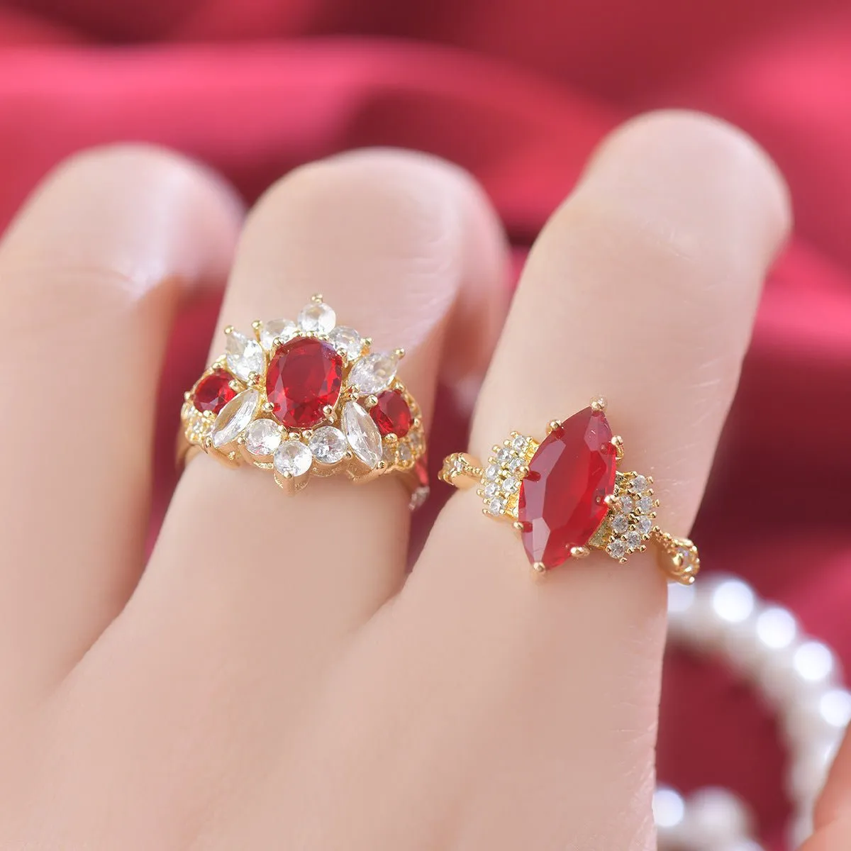 Opulent Ruby Ring