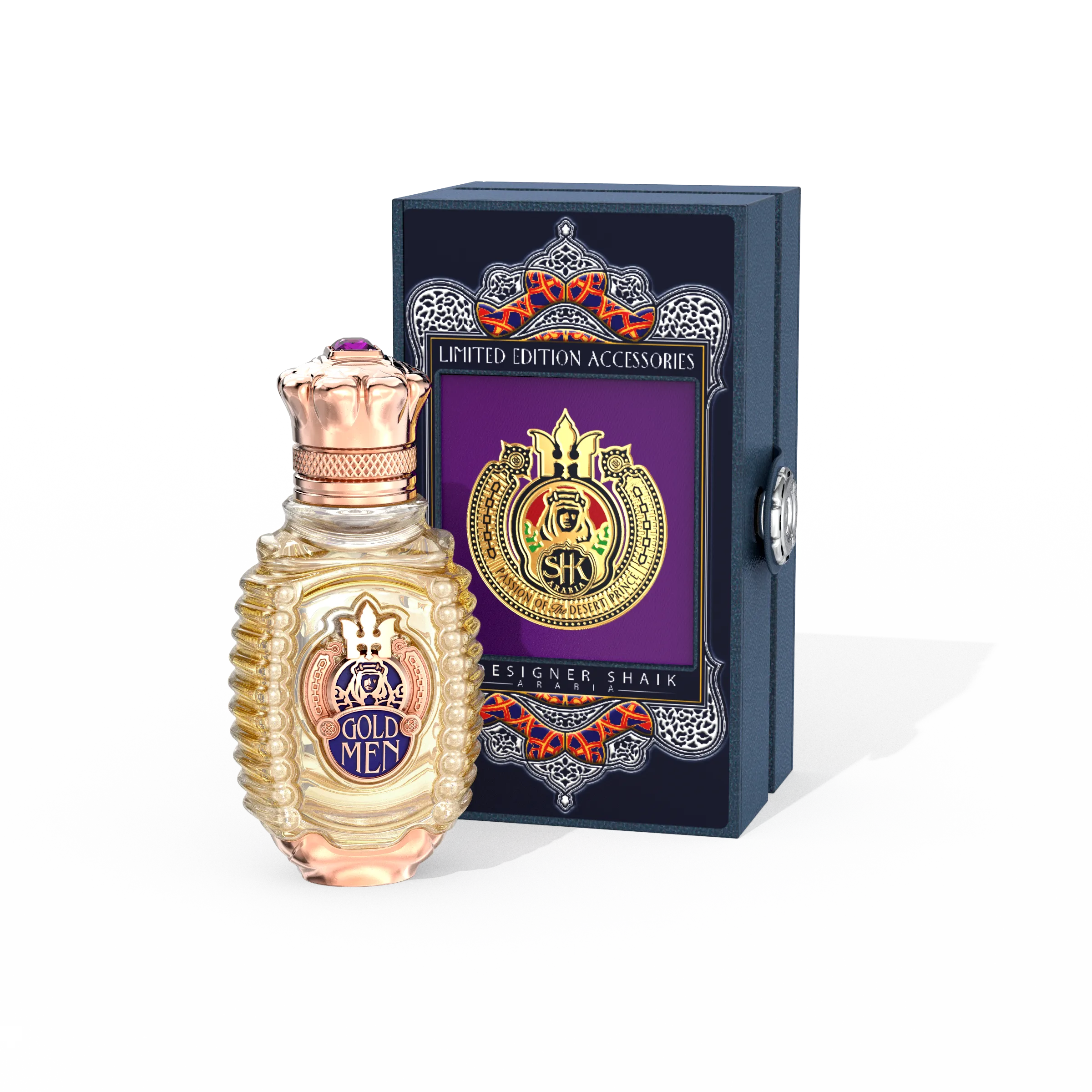Opulent Shaik Amethyst Gold Parfum for Men