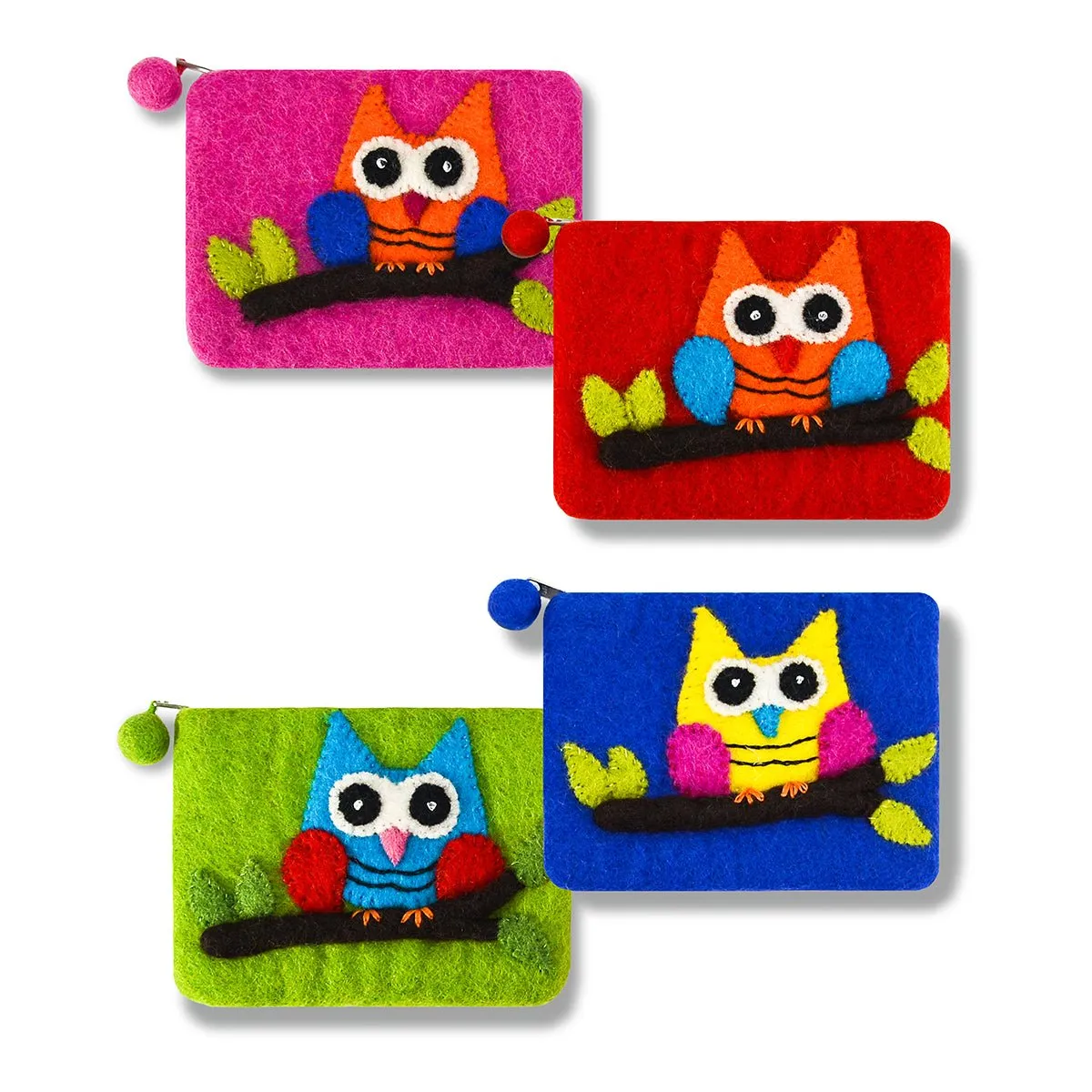 Owl on the Branch Theme Coin Purse