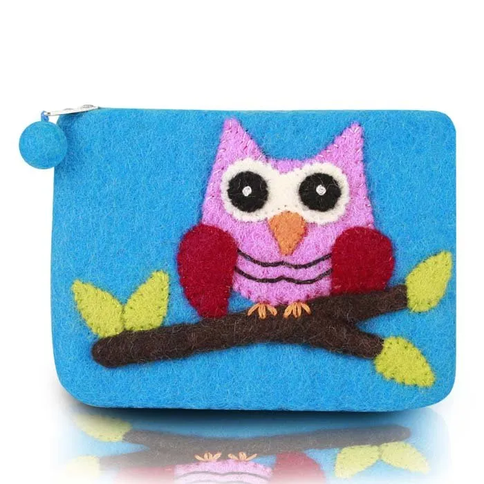 Owl on the Branch Theme Coin Purse