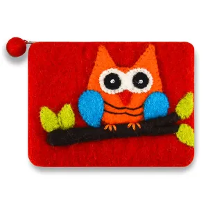 Owl on the Branch Theme Coin Purse