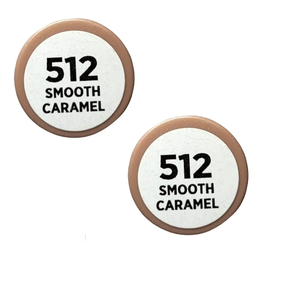 Pack of 2 L'Oreal Paris Infallible Matte Lip Crayon, Smooth Caramel # 512