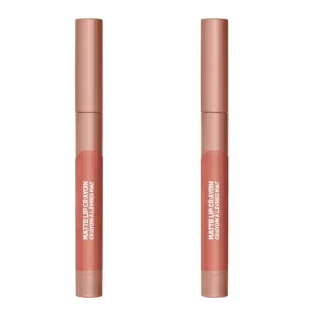 Pack of 2 L'Oreal Paris Infallible Matte Lip Crayon, Smooth Caramel # 512