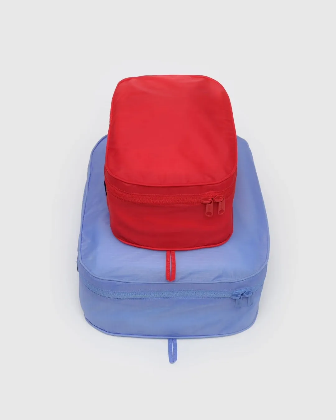 Packing Cube Set- Cornflower/Red