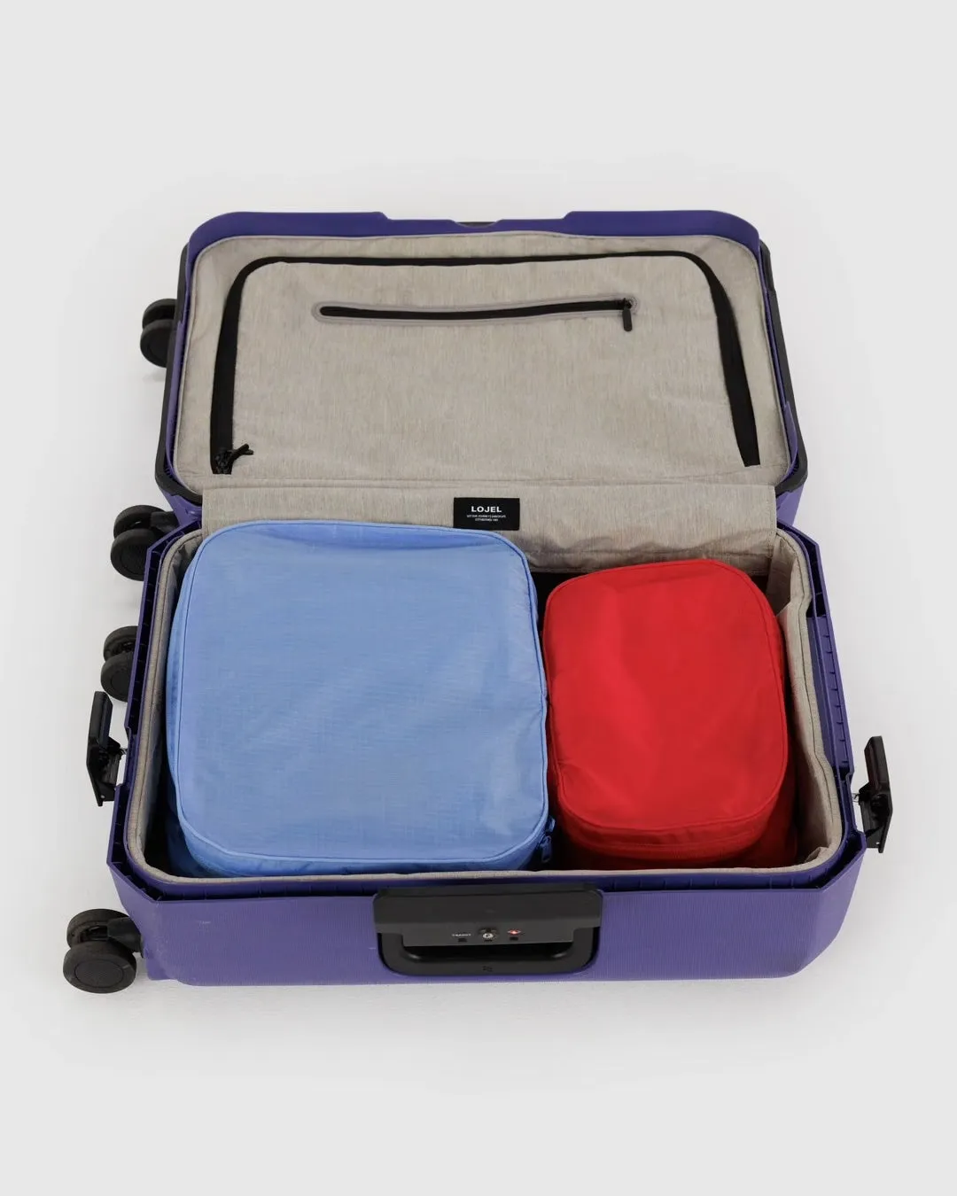 Packing Cube Set- Cornflower/Red