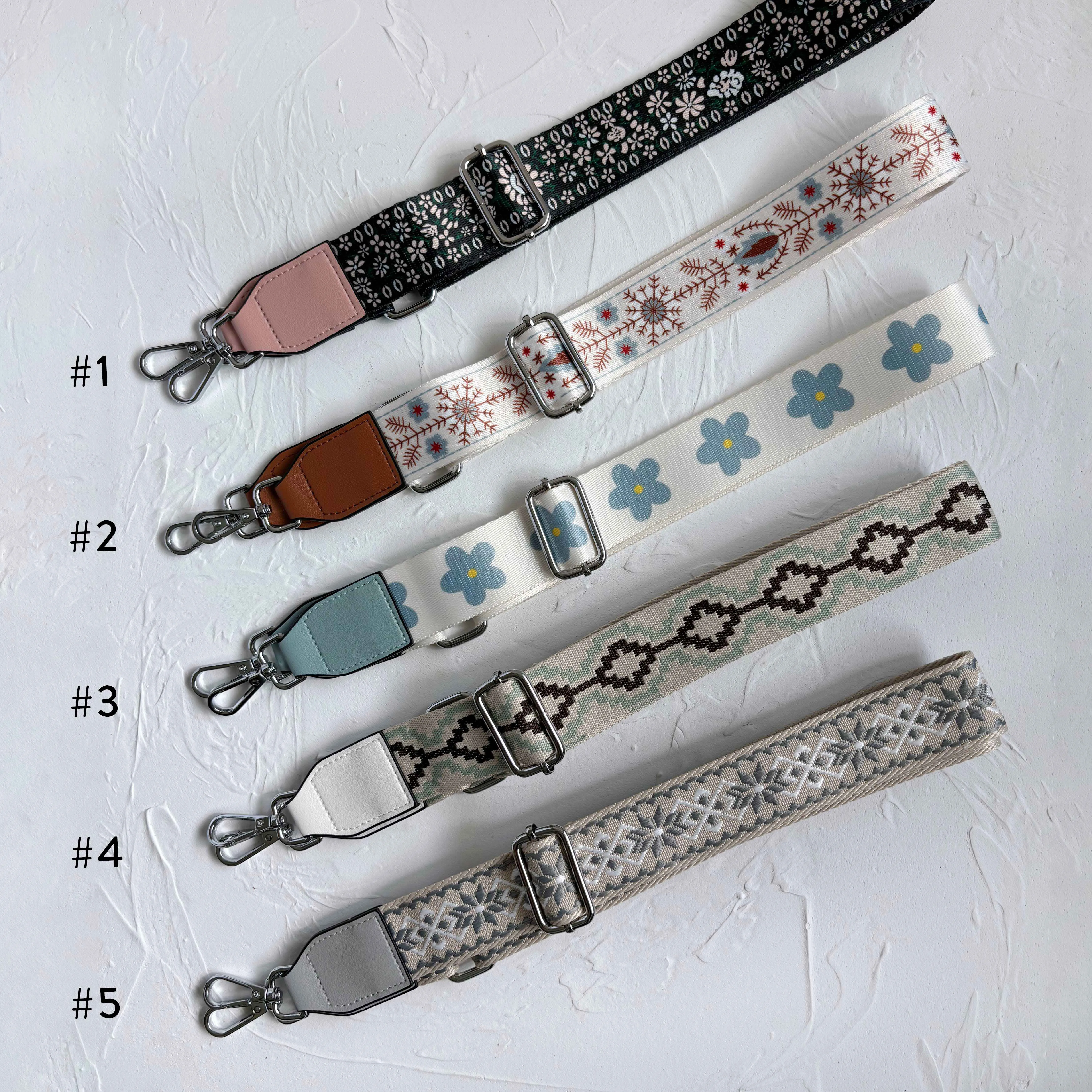 Patterned Bag Straps