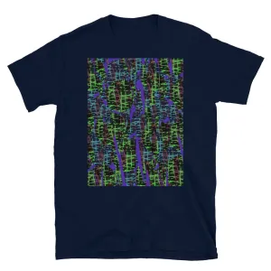 Patterned Short-Sleeve Unisex T-Shirt | Green | Subatomic Planetary Collection