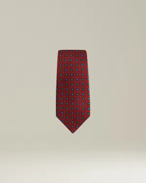 PATTERNED SILK TIE
