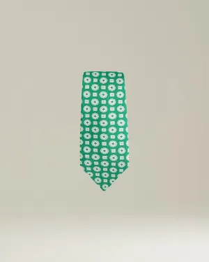 PATTERNED SILK TIE