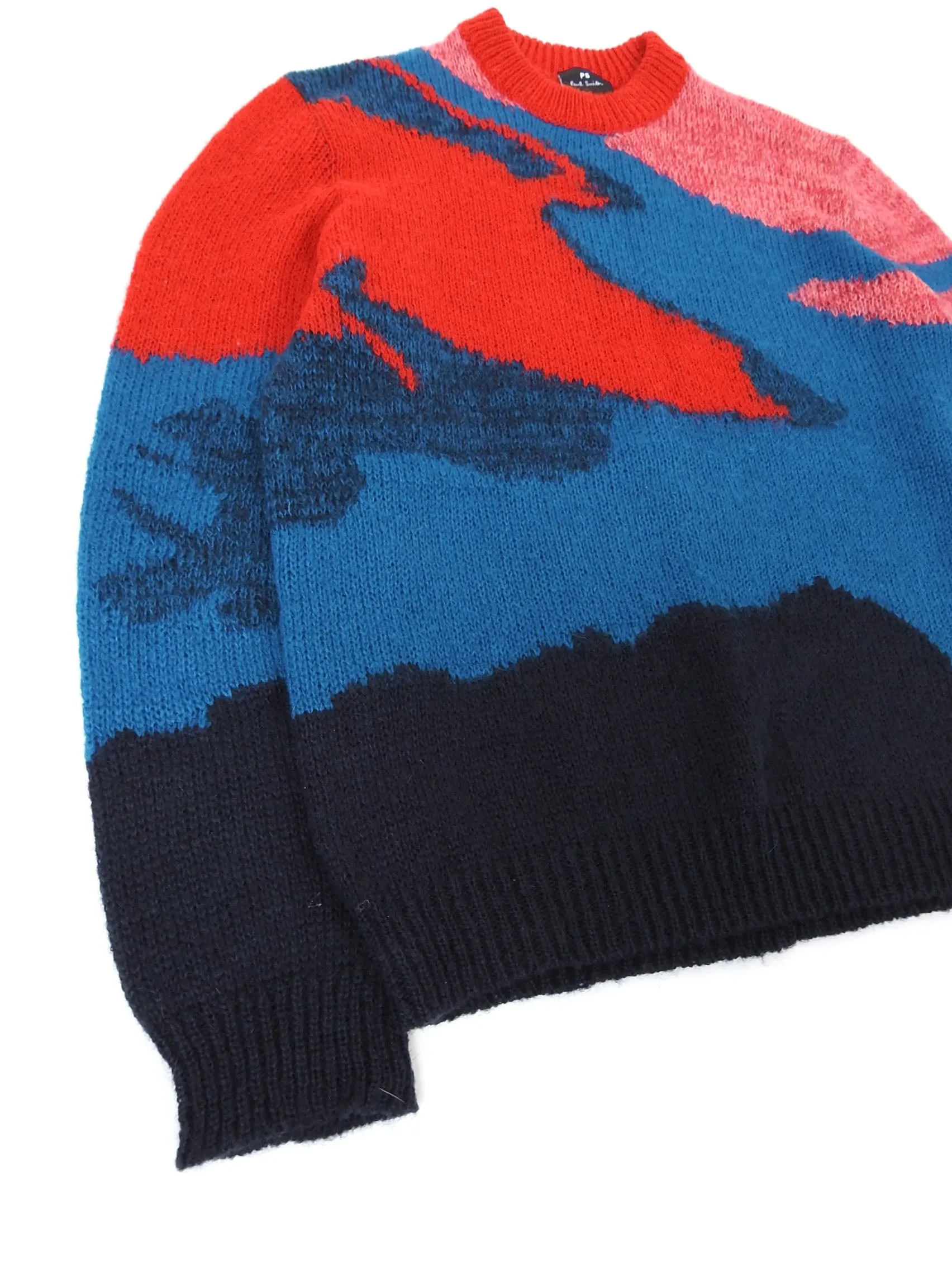 Paul Smith Patterned Mohair Sweater Size Large