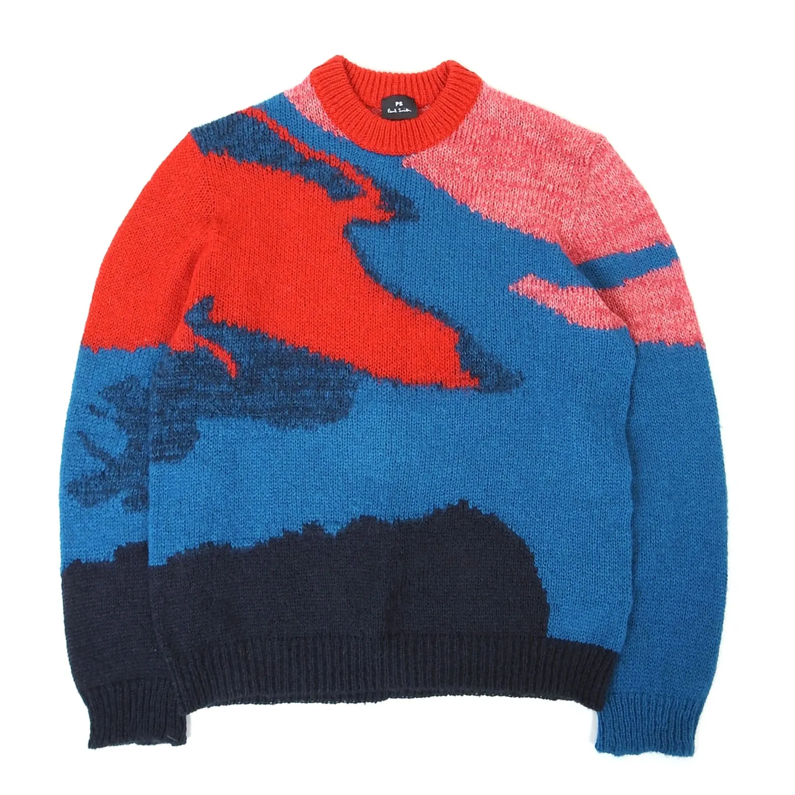 Paul Smith Patterned Mohair Sweater Size Large