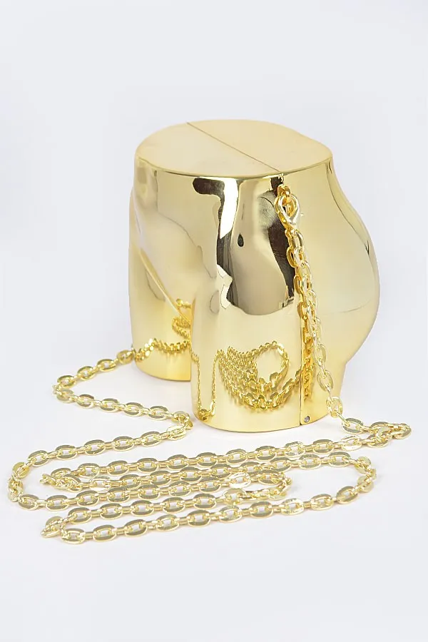 PEACHES BAG Gold Female Figure Bag