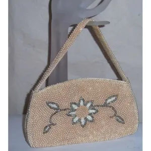 Pearl Beaded Evening Purse