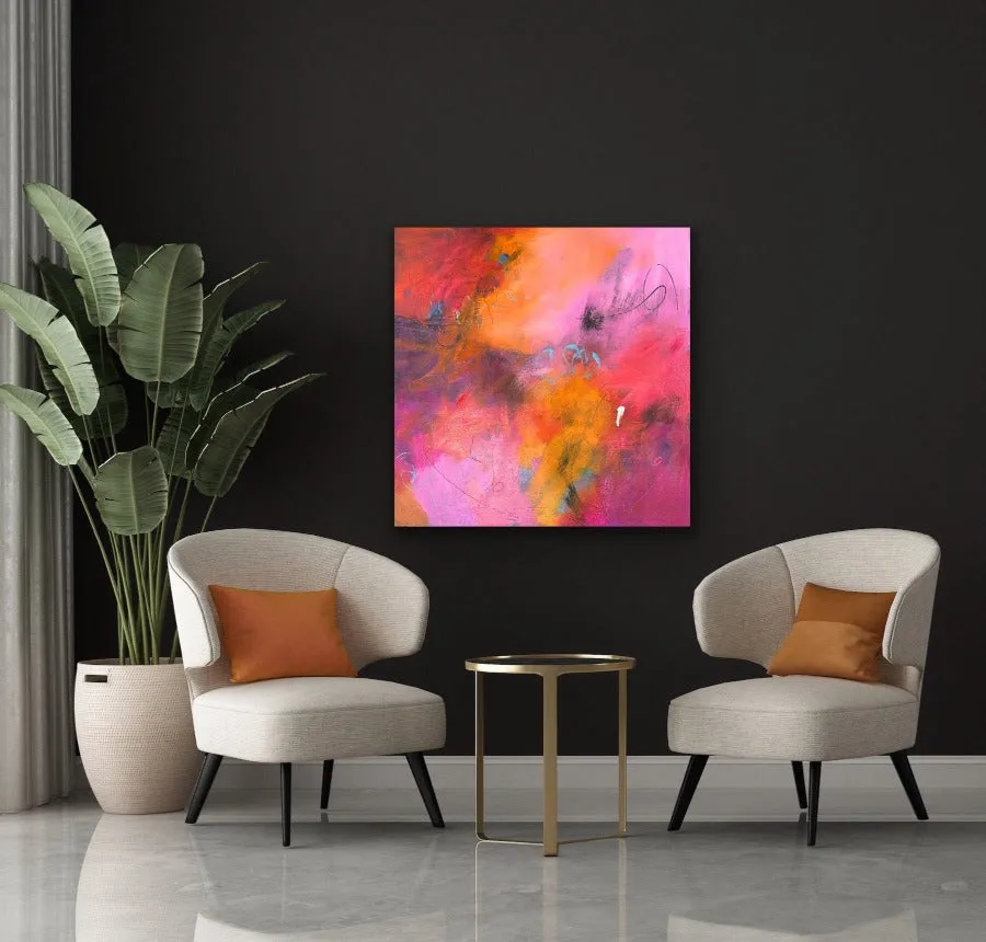 Penchant for Pink 36x36