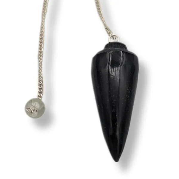 Pendulum Black Obsidian Smooth