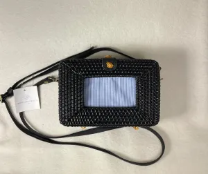 Penny Linn Designs 2x4 Rectangle Wicker Bag- Black