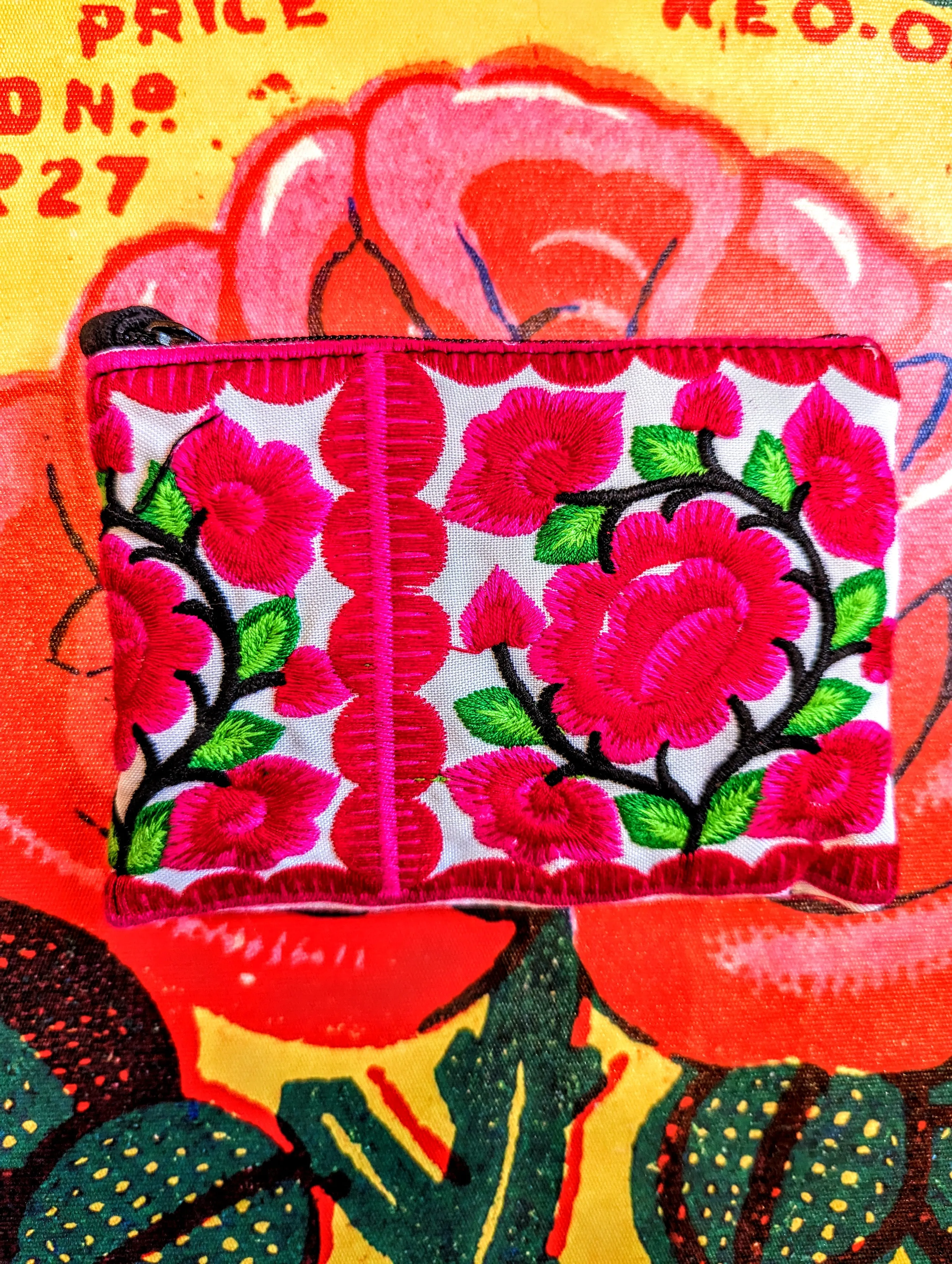 Peony tribal purses