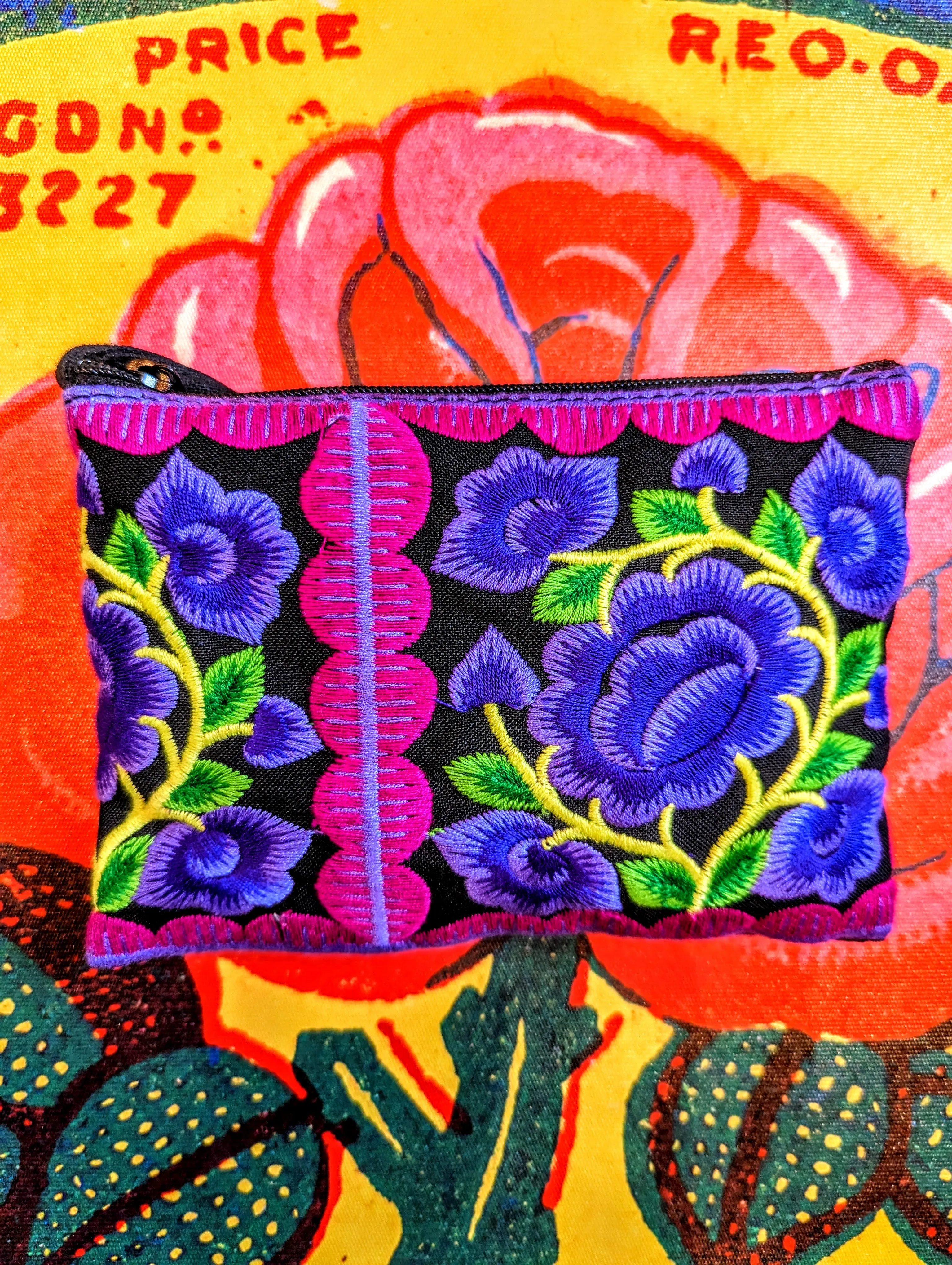 Peony tribal purses
