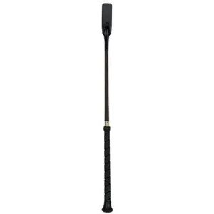Perri's Black Braided Riding Whip