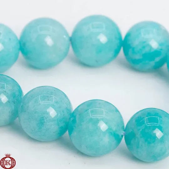 Peruvian Amazonite Beads Smooth Round