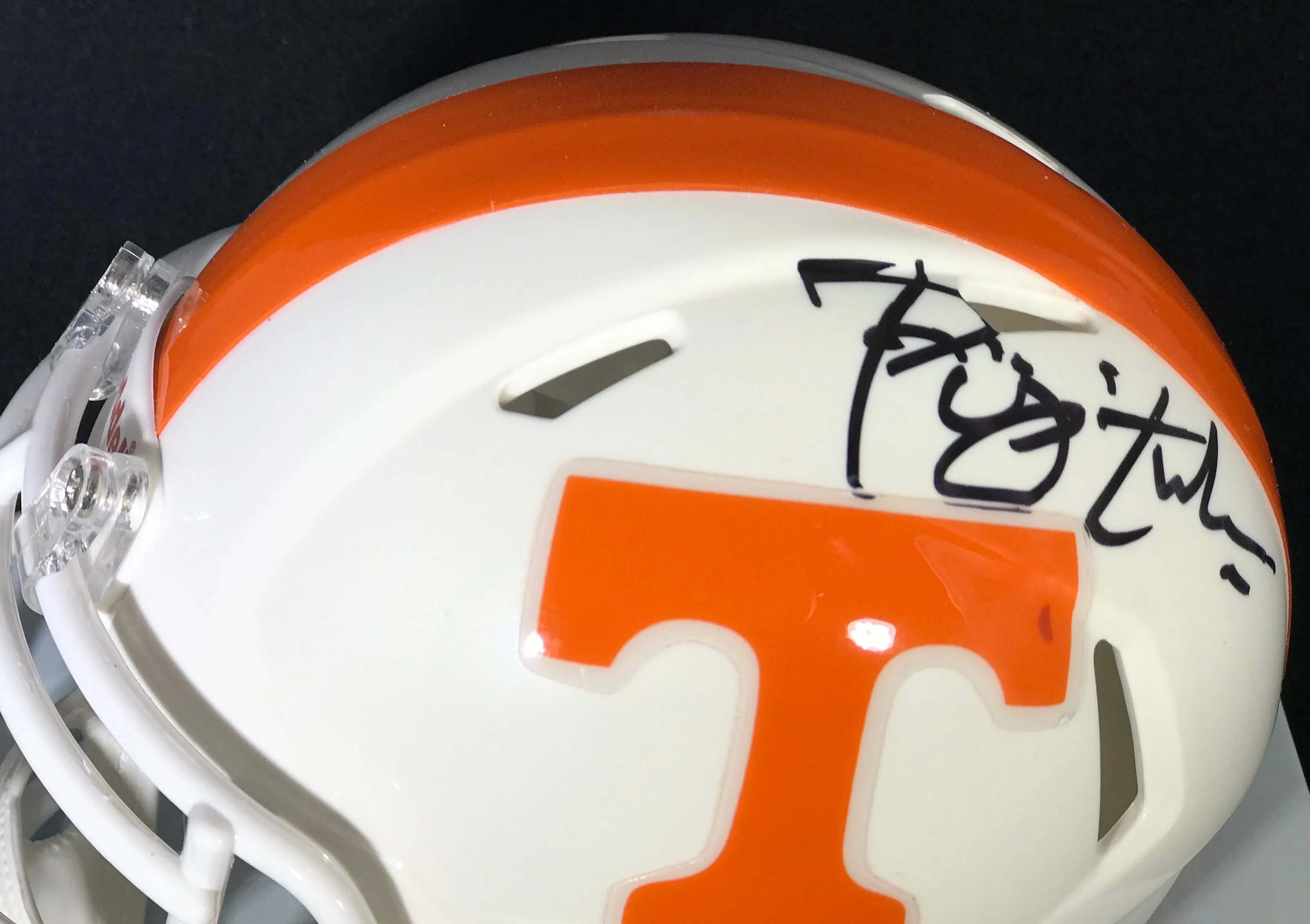Phillip Fulmer Autographed Tennessee Volunteers Mini Helmet w/JSA