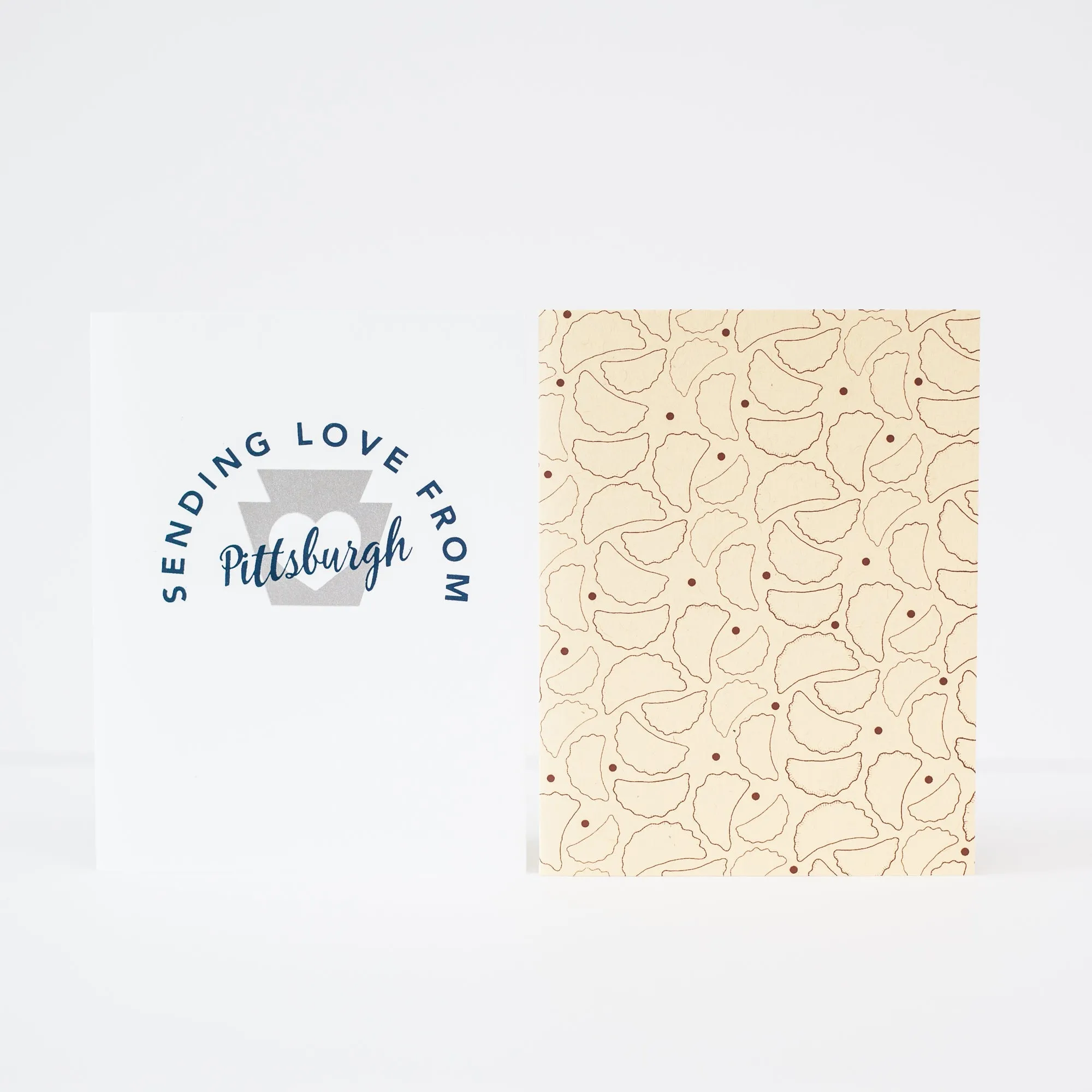pierogi greeting card, Pittsburgh greeting card, empanada card, pierogi gift idea