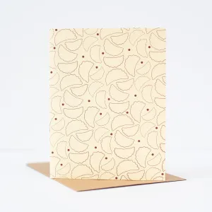 pierogi greeting card, Pittsburgh greeting card, empanada card, pierogi gift idea