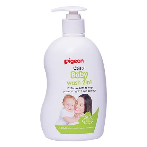 Pigeon Baby Wash 2 In 1 Sakura 500 Ml