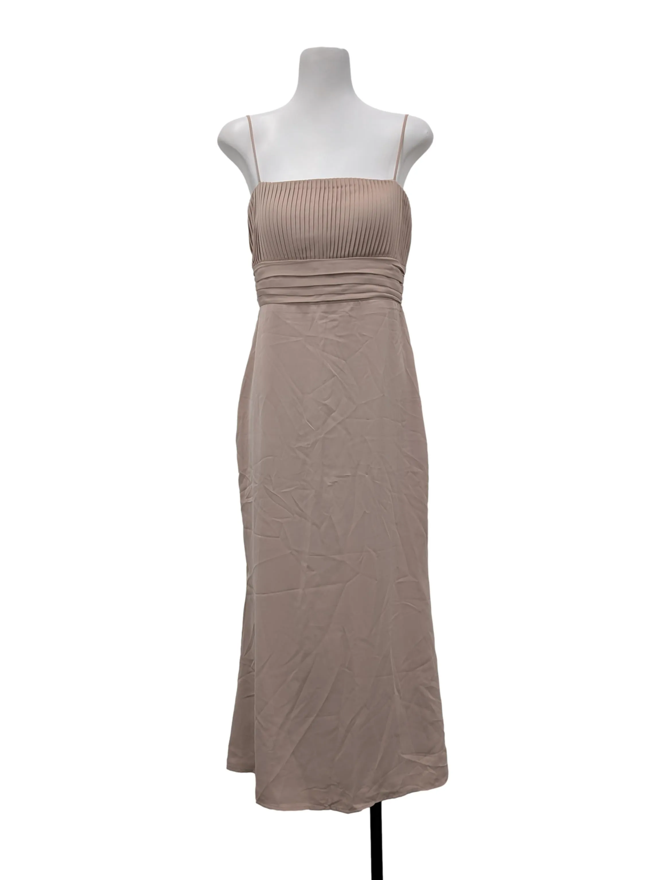 Pink Patterned Long Dress