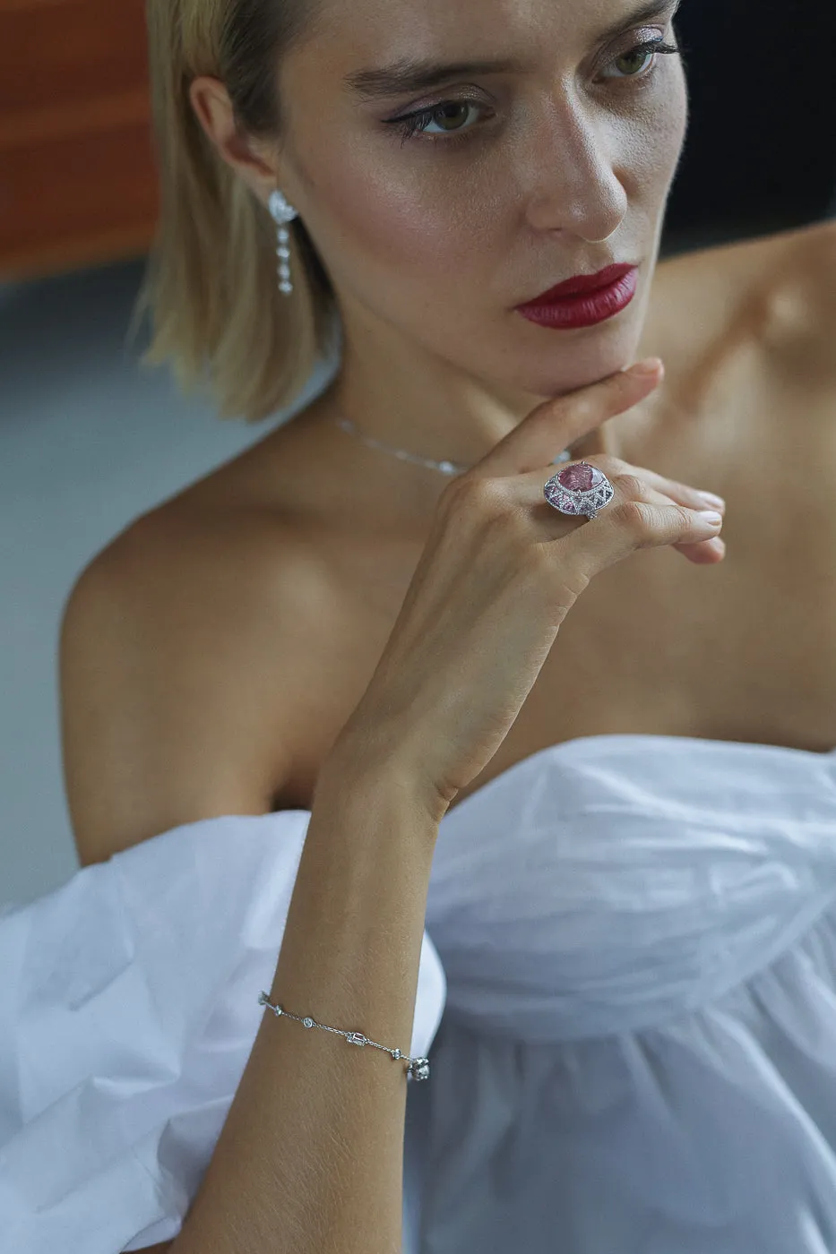 Pink Tourmaline Ring