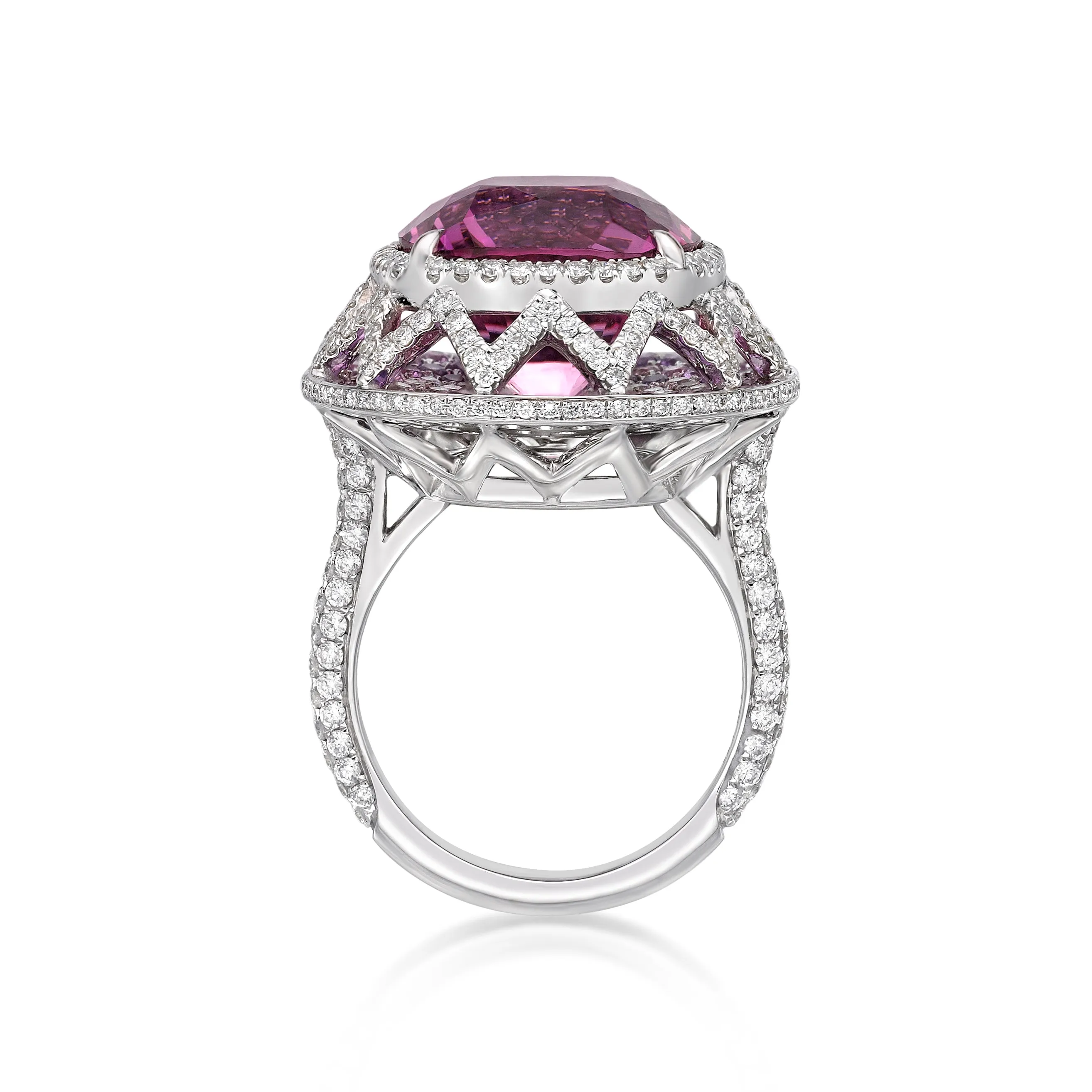 Pink Tourmaline Ring
