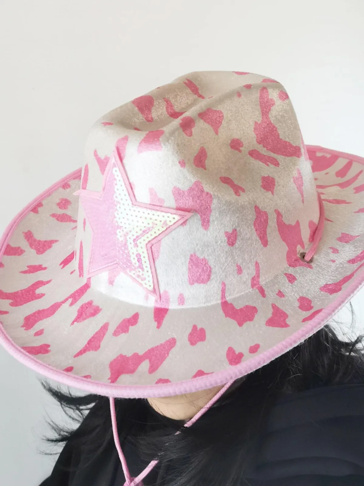 Pink Yee-Haw Magic Cowgirl Hat Set