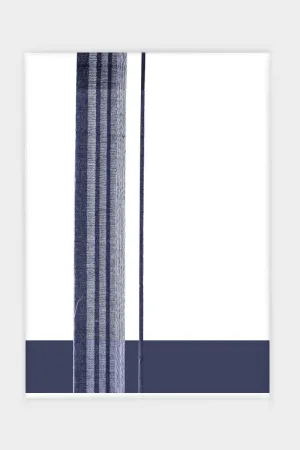 Pleasant Navya - Navy Blue Smooth Cotton Double Layered Dhoti With Fancy Borders | Uathayam