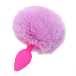 Plug Anal Queue de Lapin Silicone Violet