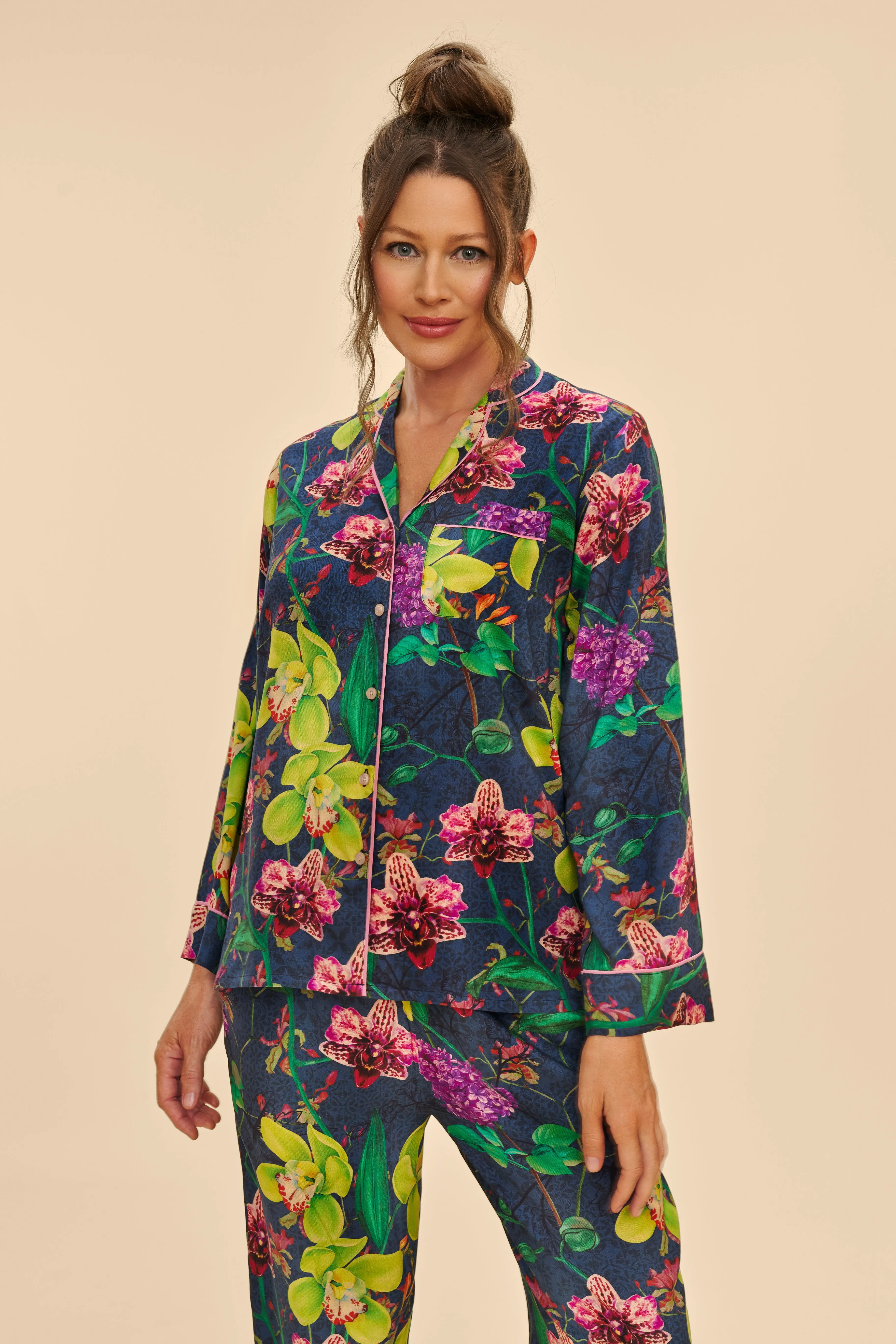 Powder UK Lilac Exotic Evening Pyjamas