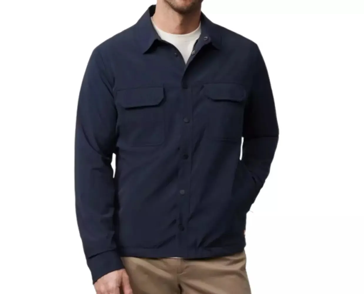 Psycho Bunny Yorktown Stretch Nylon Jacket Navy B6J286B200-410