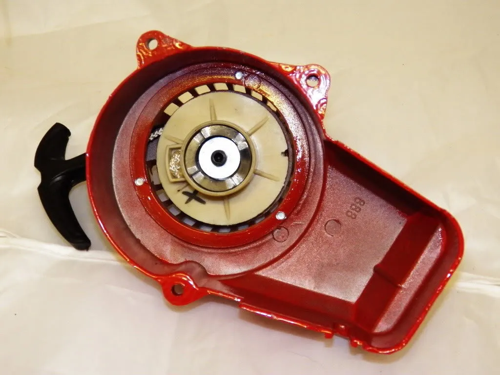 PU004 RED METAL PULL START FOR MINI MOTO / MINI DIRT / MINI QUAD BIKE