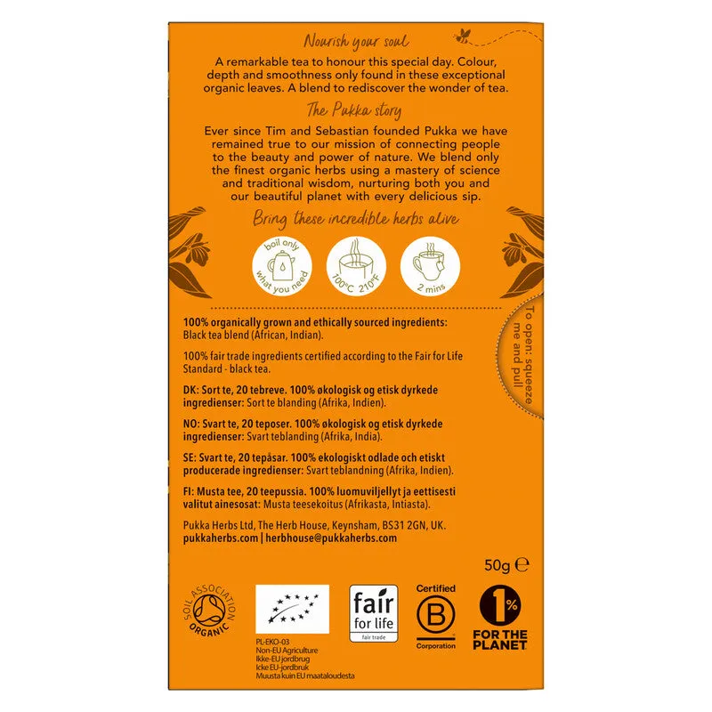 Pukka Herbs English Breakfast Organic Black Tea
