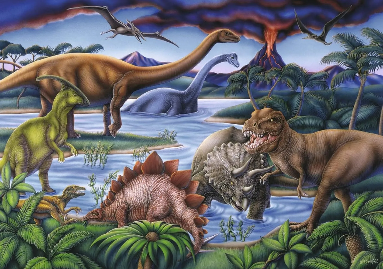 Ravensburger Dinosaur Playground   35 pc Puzzle