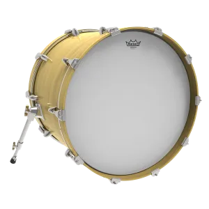 Remo 24" Ambassador Smooth White bassokalvo