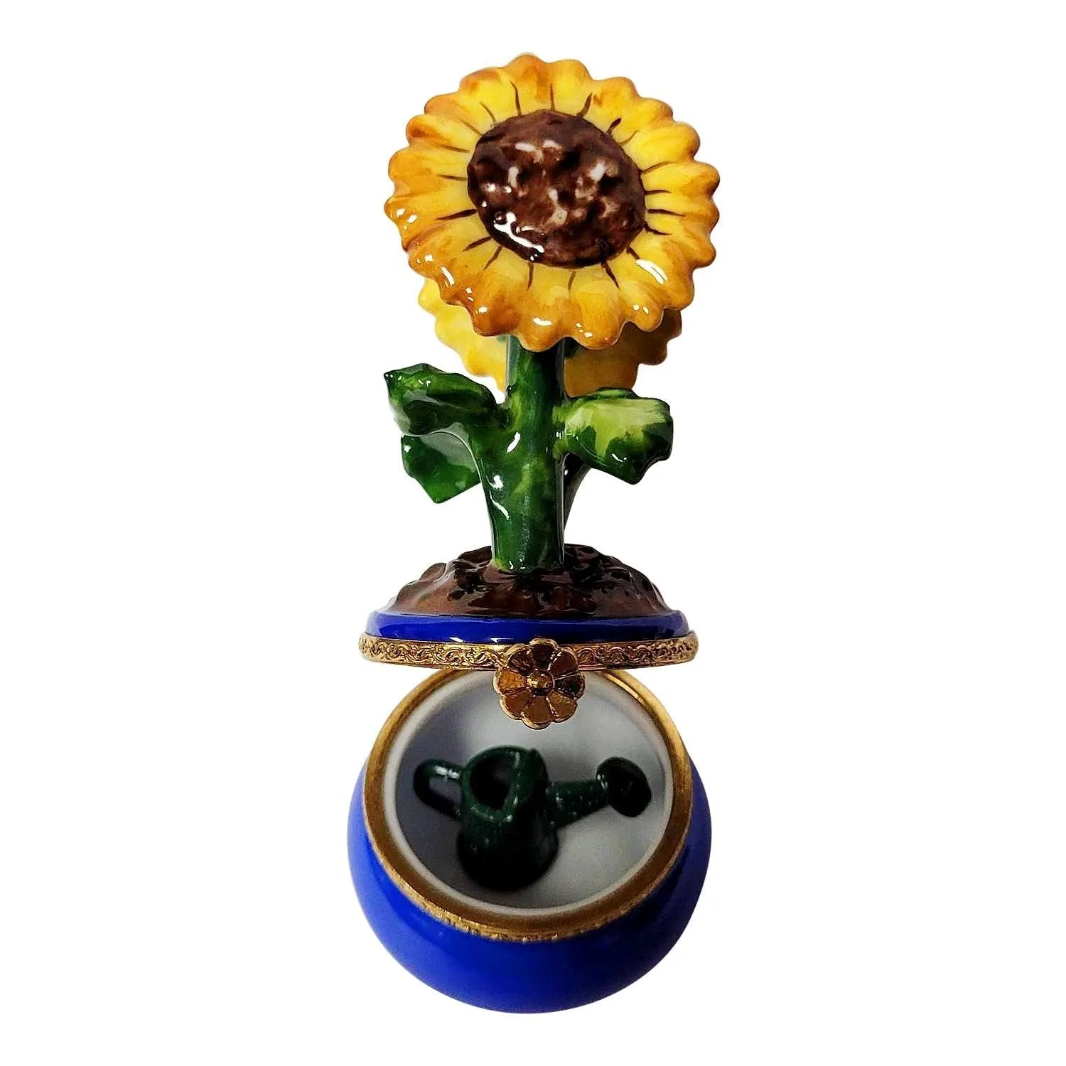 Removable Watering Can Sunflowers in Pot